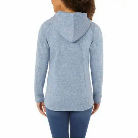 Eddie Bauer Ladies' Full Zip Jacket Medium Blue - Picture 4 of 5